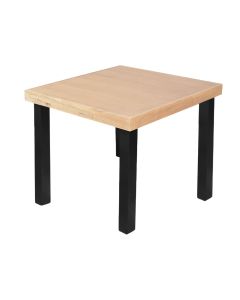 Mesa de Jantar Catarina Rústica Quadrada 80cm Madeira Maciça - Natural