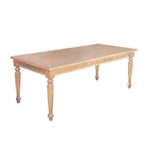 Mesa de Jantar Madeira Maciça Rústica Retangular 270x100cm Francisca - Mel