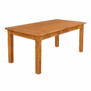 Mesa de Jantar Retangular 160x80cm Rústica Aurora Madeira Maciça - Natural