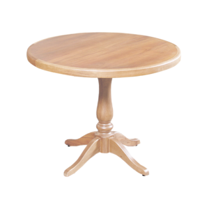 Mesa de Jantar Redonda Rústica 80cm Madeira Maciça Madalena - Mel