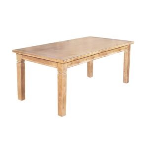 Mesa de Jantar Retangular 180x80cm Rústica Aurora Madeira Maciça - Mel
