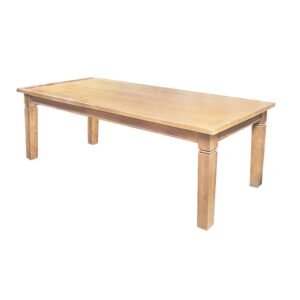 Mesa de Jantar Retangular 200x100cm Rústica Aurora Madeira Maciça - Mel
